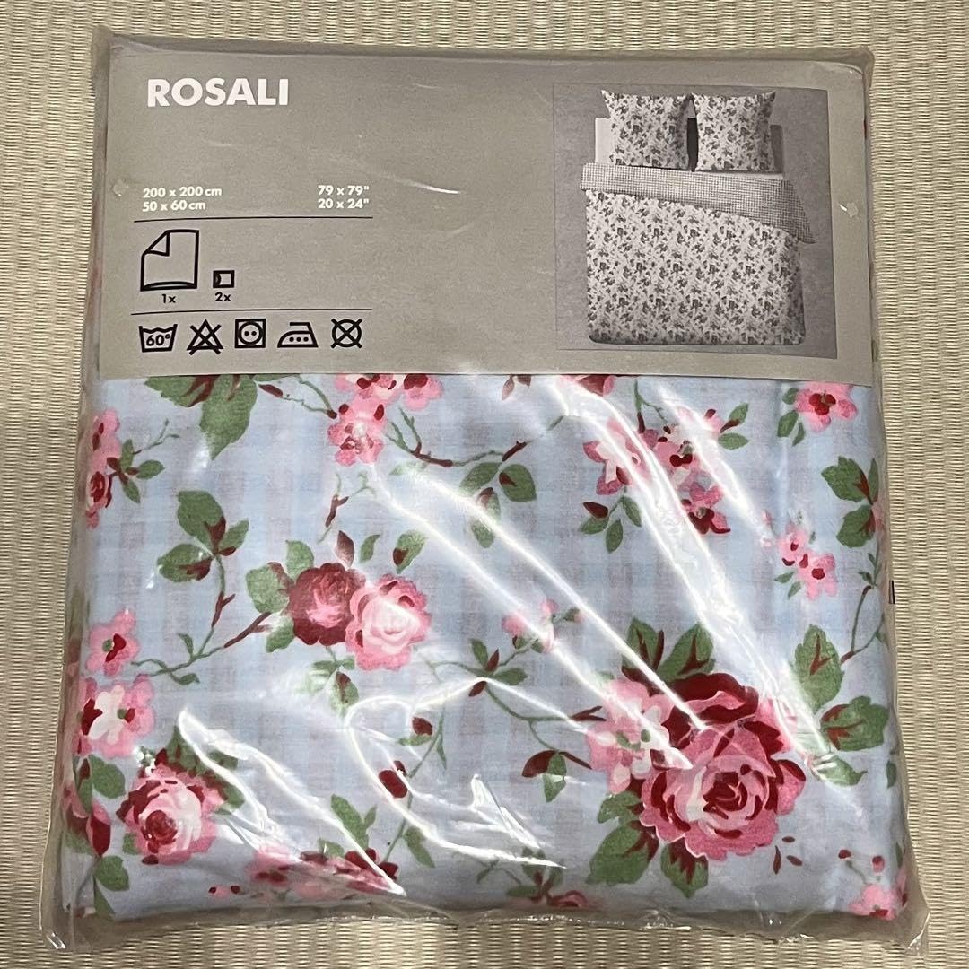 【未使用品】 Cath Kidson 布団カバー（ダブル）　バラ柄 Amazon.co.jp: かけ布団カバー 枕カバー キャスキッドソン 花柄 バラ柄
